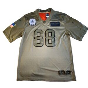 NIKE NFL Salute To Service Jersey #88 CeeDee Lamb Mens Large Army Green Cowboys